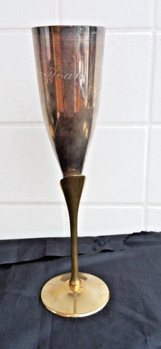 Flûte champagne gravée - à,